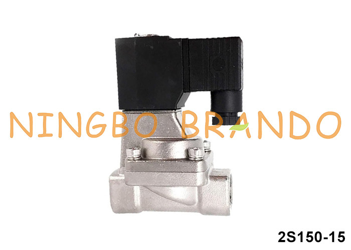Électrovanne Airtac Type 2S150-15 1/2'' Acier Inoxydable SS304 Pour Eau Air