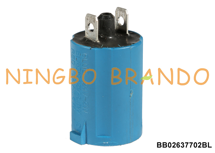 Bobine d'électrovanne bleue pour pièces de pulsateur à lait DELAVAL 24V 2W 3.3W EP100 EP2090