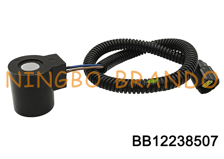 Bobine d'électrovanne hydraulique pour pièce d'excavatrice 12VDC 12W DH55-5 DH55-7 DH60-5 DH60-7