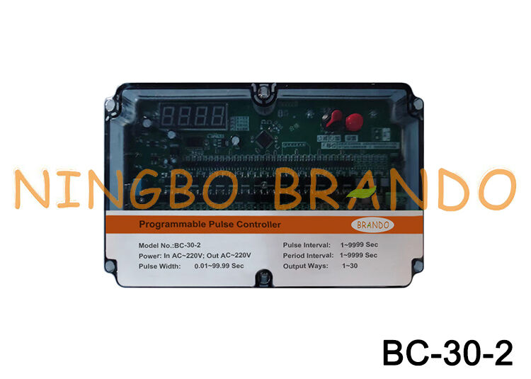 220VAC En 220VAC Sortie 30 lignes Pulse Valve régulateur de la minuterie pour le collecteur de poussière