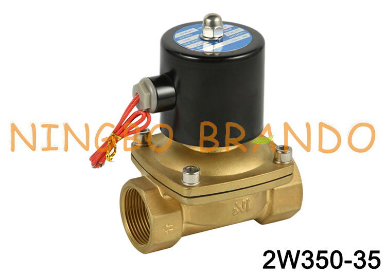 2W350-35 1 1/4 pouce électrovanne d'eau 2 voies normalement fermée