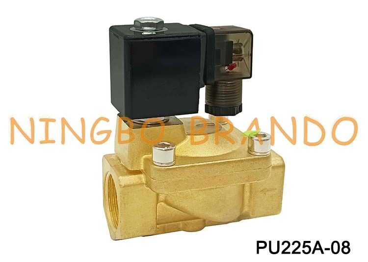 PU225A-08 SHAKO Type 1 ''électrovanne en laiton eau-air 24VDC 110VAC 220VAC