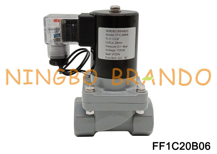 3/4" valve résistante d'alcali acide d'eau salée d'anti corrosion de pouce CPVC