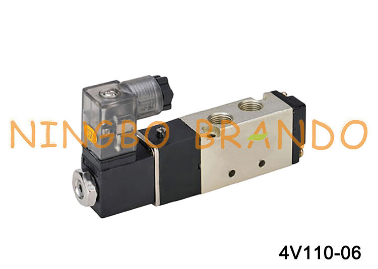 Airtac Type 4V110-06 Vanne pneumatique à solénoïde unique série 4V100