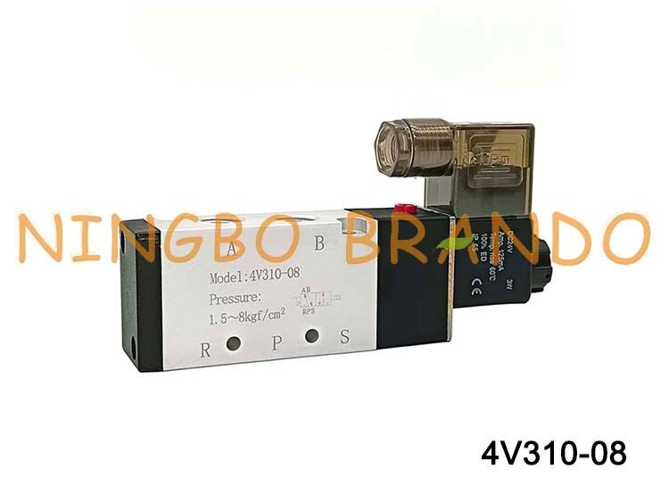 Électrovanne Airtac Type 4V310-08, 5 voies, 2 positions, série 4V300