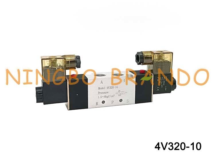 AirTAC Type 4V320-10 DC12V 3/8 ''Double solénoïde 5/2 voies électrovanne à air