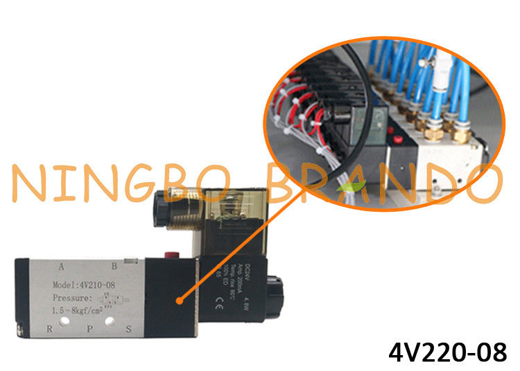 4V210-08 1/4&quot; type d'AirTAC vanne électromagnétique pneumatique de Contrl d'air pour la machine de fabrication automatique