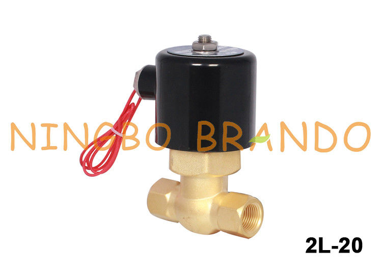 Type US-20 2L-20 3/4&quot; d'UNI-D vanne électromagnétique en laiton de vapeur d'eau chaude AC110V AC220V DC24V