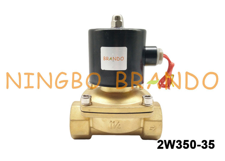 1-1/4 » type vanne électromagnétique d'UNI-D en laiton de commande fluide d'UW-35 2W350-35