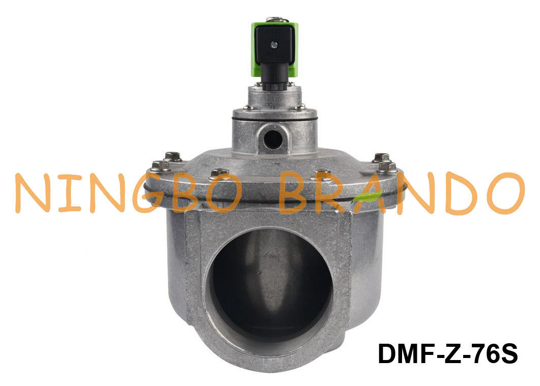 3 type impulsion Jet Valve For Baghouse de pouce DMF-Z-76S SBFEC de diaphragme
