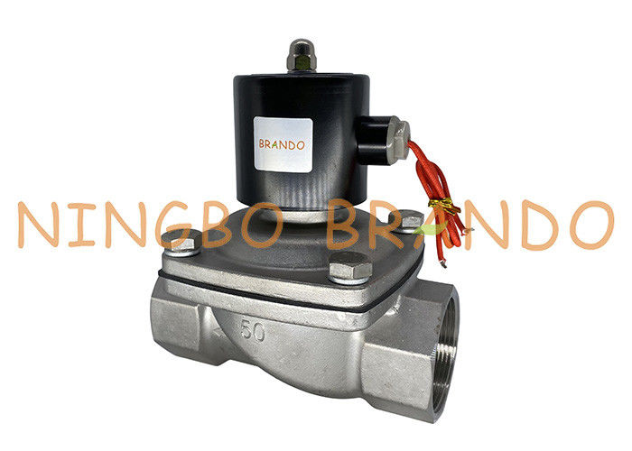 2S série 2&quot; type vanne électromagnétique de pouce 2S500-50 Uni-D d'acier inoxydable