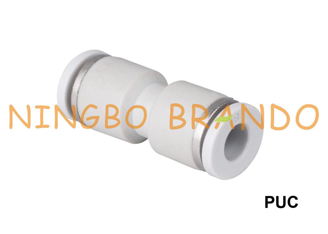 Garnitures de tube pneumatique en plastique droites des syndicats de PUC 1/8&quot; 1/4&quot; 3/8&quot; 1/2 »