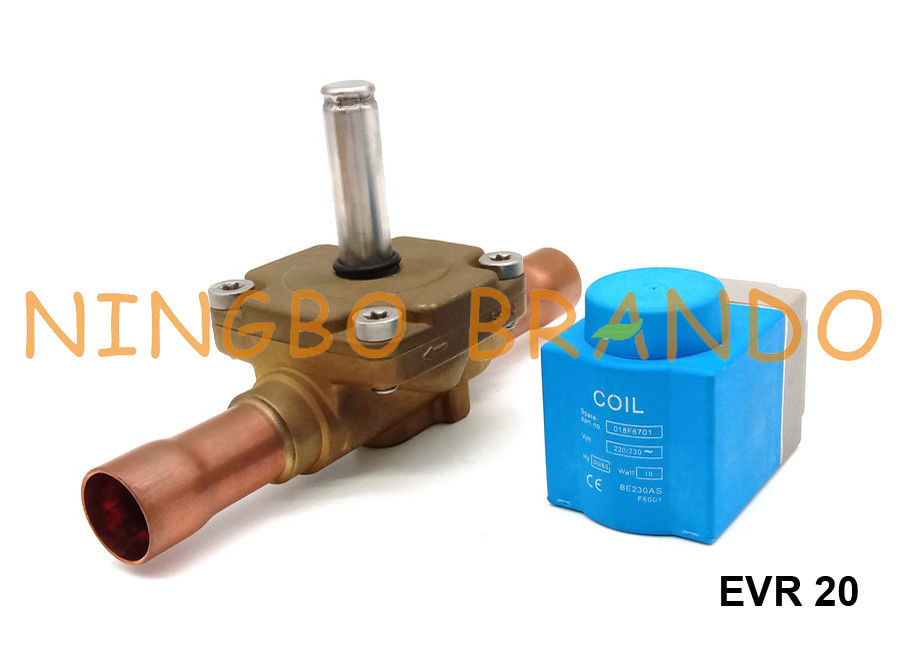 La vanne électromagnétique liquide pour la réfrigération Danfoss dactylographient EVR 20 OR 7/8&quot; 032L1240