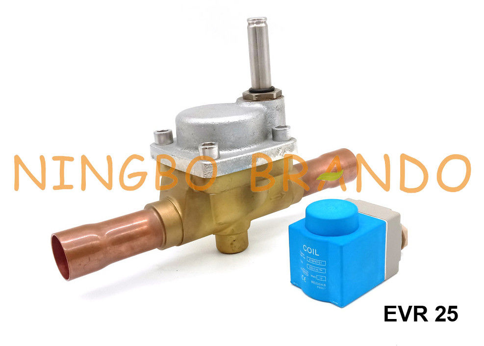 La vanne électromagnétique dans Danfoss réfrigérant dactylographient à EVR 25 OR 1 1/8&quot; 032L2201