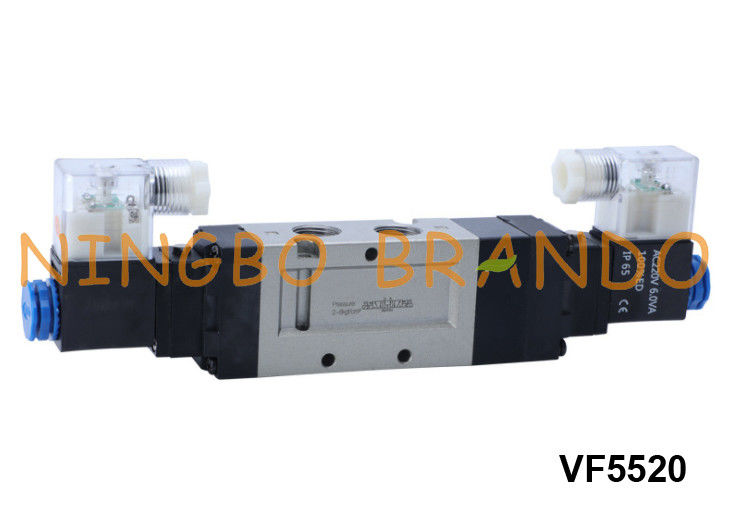 Type position pneumatique 24V 220V de VF5520 SMC de la manière 3 de la vanne électromagnétique 5