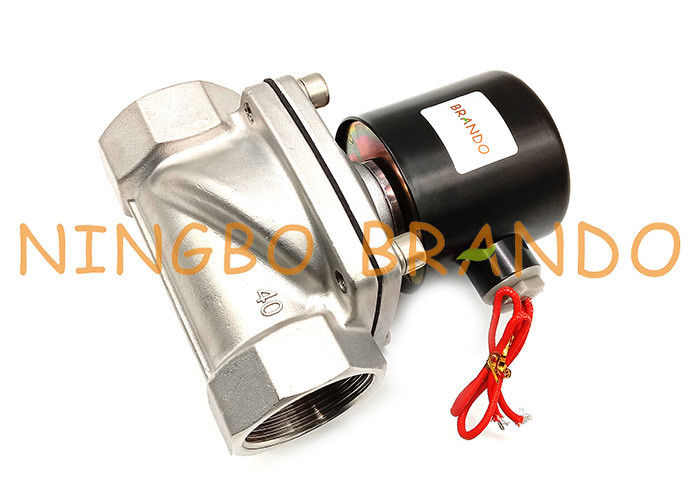 2S400-40 SUW-40 1-1/2 » 1,5&quot; vanne électromagnétique d'acier inoxydable de diaphragme