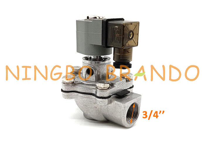 CA20T valve à angle droit de collecteur de poussière de système de filtre à manches de 3/4 pouce