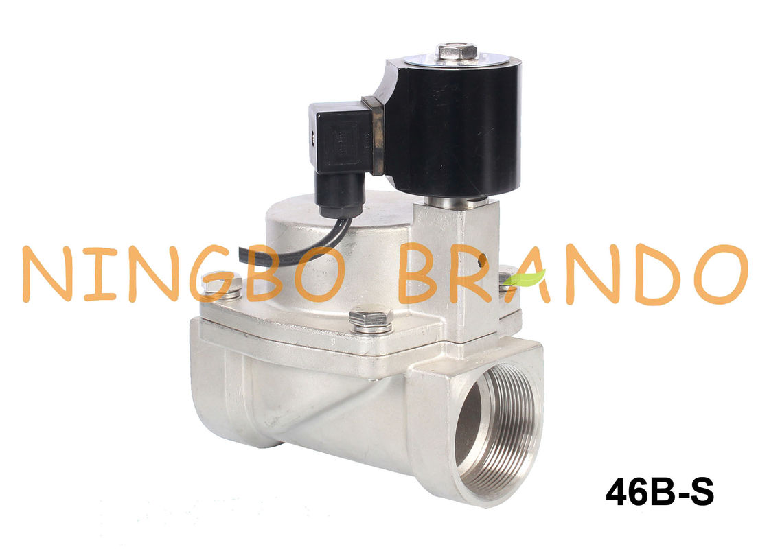 1 1/4&quot; 1 1/2 » 2&quot; la vanne électromagnétique d'acier inoxydable de fontaine IP68 imperméabilisent