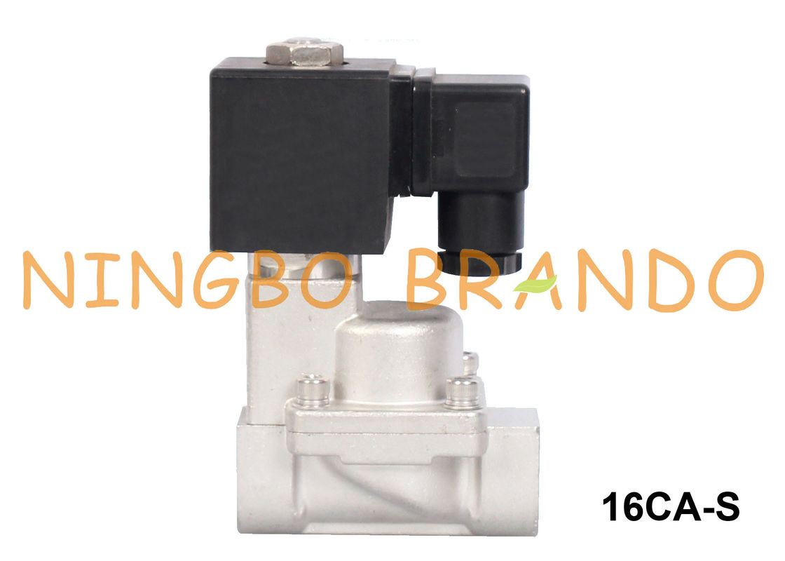 3/8&quot; 1/2 » 3/4&quot; 1&quot; vanne électromagnétique électrique de vapeur 24V normalement fermé 220V