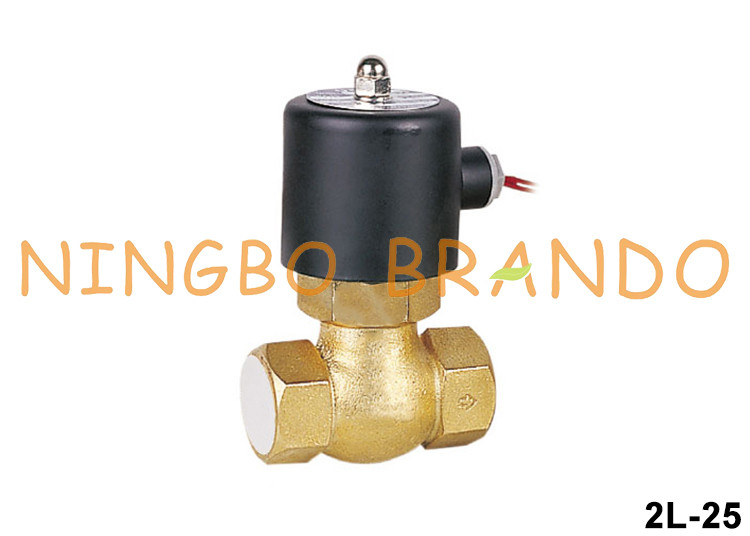 2L-25 US-25 1&quot; vanne électromagnétique DN25 en laiton pour la vapeur 24V 220V