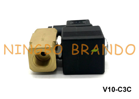 3/8" AC220V V10-C3C VMI Type Extruder Solenoid Valve Direct Acting Normally Closed 2 Way