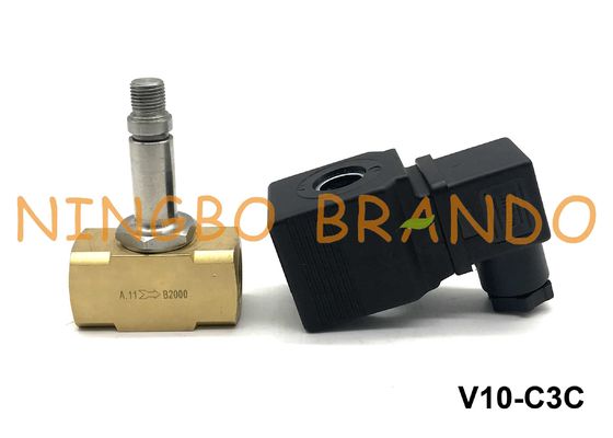 3/8" AC220V V10-C3C VMI Type Extruder Solenoid Valve Direct Acting Normally Closed 2 Way