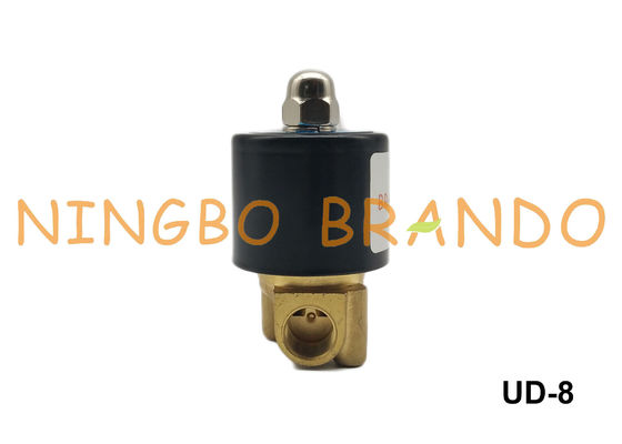2W025-08 UD-8 1/4" UNI-D Type Brass Solenoid Valve Direct Acting Normally Closed 24VDC 110VAC