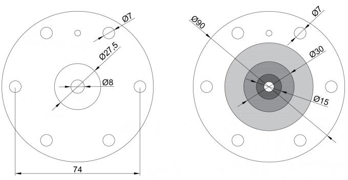 Type de SBFEC impulsion Jet Valve Diaphragm Repair Kit de collecteur de poussière pour 3/4