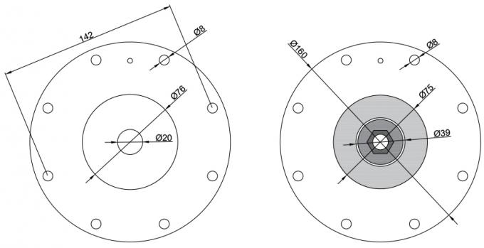 2-1/2 » DMF/MF 62 séries de type kit de SBFEC de réparation de diaphragme de valve d'impulsion