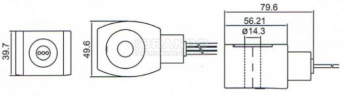 Dimension de bobine de vanne électromagnétique BB14339732 :