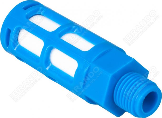 Silencieux En Plastique Avec Remplissage Granulé - G 1/4 - Pression Max 12 Bar