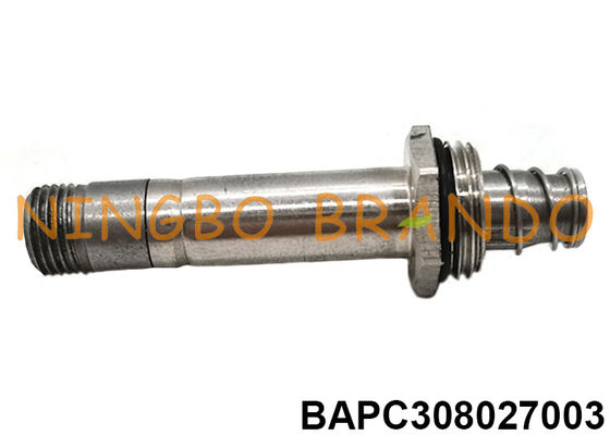 Armature pneumatique d'électrovanne de tube d'acier inoxydable de 3 manières avec le tube de plongeur