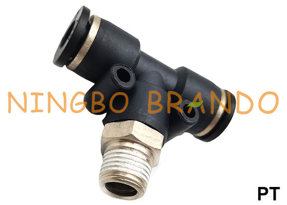Té de branche mâle en forme de T PT-G Push In Connect Raccords de tuyaux pneumatiques