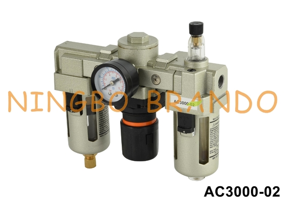 AC3000-02 1/4" SMC type régulateur de filtre pneumatique lubrifiant traitement de la source d'air