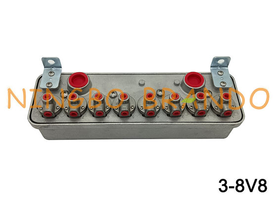 3-8V8 type Goyen boîtier de soupape de pilote solénoïde 3-8V8000-336 3-8V8000-330 12V 24V 110V 220V