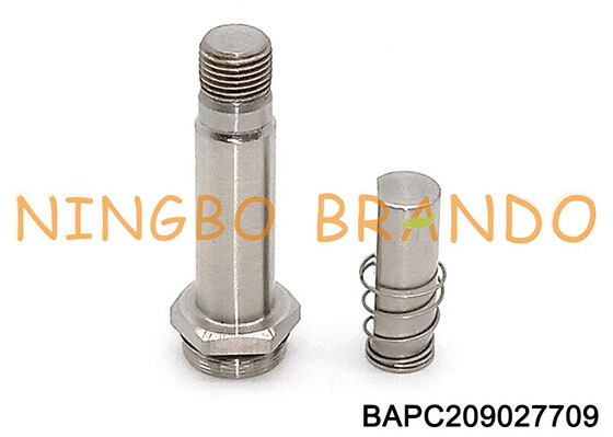 S9 2/2 voies NC filetage électrovanne en acier inoxydable Armature tube de noyau de piston