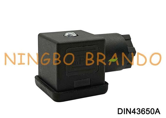 Connecteur 18mm de bobine de solénoïde DIN43650A 3 PIN DIN 43650 type A