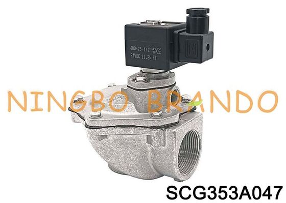 Électrovanne à diaphragme à Angle droit G1-1/2 ''SCG353A047, DC24V AC220V