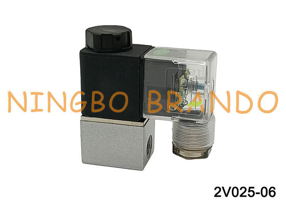 2V025-06 électrovanne d'huile d'eau d'air normalement fermée 2V02506 DC12V