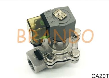 3/4 pouce 90Degree de type t d'à angle droit, valve pneumatique en aluminium d'impulsion
