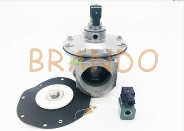 Valve pneumatique d'impulsion de grande taille à angle droit taille de port de 3 pouces pour le dépoussiérage