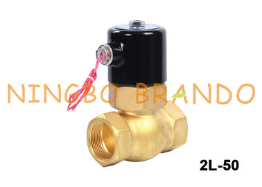 Le type US-40 2L-40 1-1/2 d'UNI-D » 2/2 pilote servo de la manière OR a actionné la vanne électromagnétique en laiton AC110V AC220V DC24V