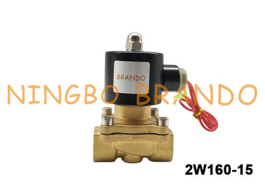 type vanne électromagnétique en laiton d'UD-15 2W160-15 AC220V AC110V DC24V d'UNI-D de 1/2 » pour le gazole de l'eau