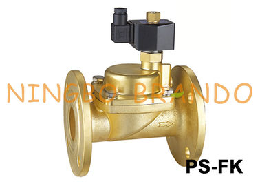 1-1/4 » PS-32FK ont bridé la vanne électromagnétique en laiton actionnée par pilote de vapeur de piston 24VDC 220VAC