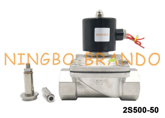 Type d'UNI-D vanne électromagnétique d'acier inoxydable de SUW-50 G2 » pour le traitement de l'eau DC24V AC220V