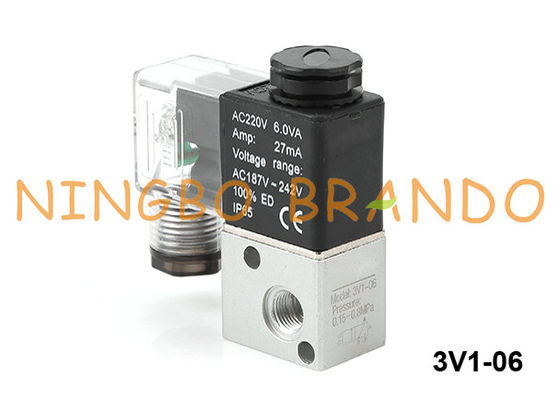 type vanne électromagnétique pneumatique 3V1-M5 3V1-06 3V1-08 de 3V1 Airtac