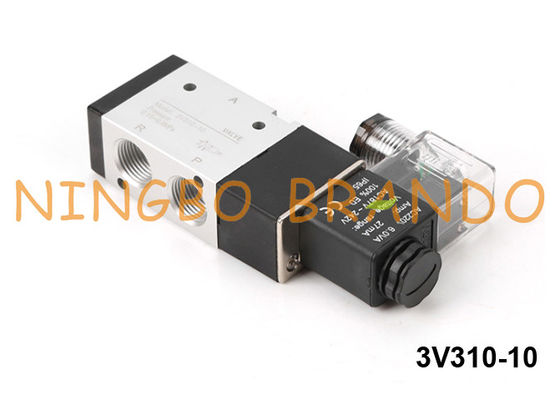 Type manière pneumatique 220V 24V de 3V310-10-NC Airtac de la vanne électromagnétique 3/2