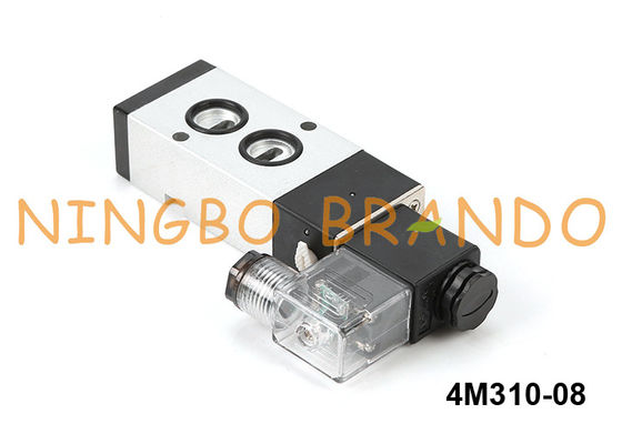 type vanne électromagnétique de bâti de Namur 5/2 24VDC 220VAC de 4M310-08 Airtac