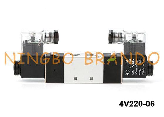 type C.C pneumatique de 4V220-06 Airtac de la vanne électromagnétique 4V220-06-DC24V 24V