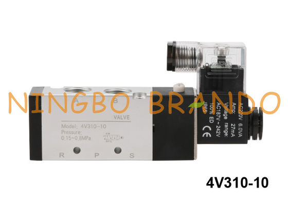 Type manière pneumatique 24VDC de 4V310-10B Airtac de la vanne électromagnétique d'air 5